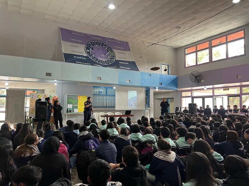 Jornada de capacitación vial para estudiantes secundarios de Morteros